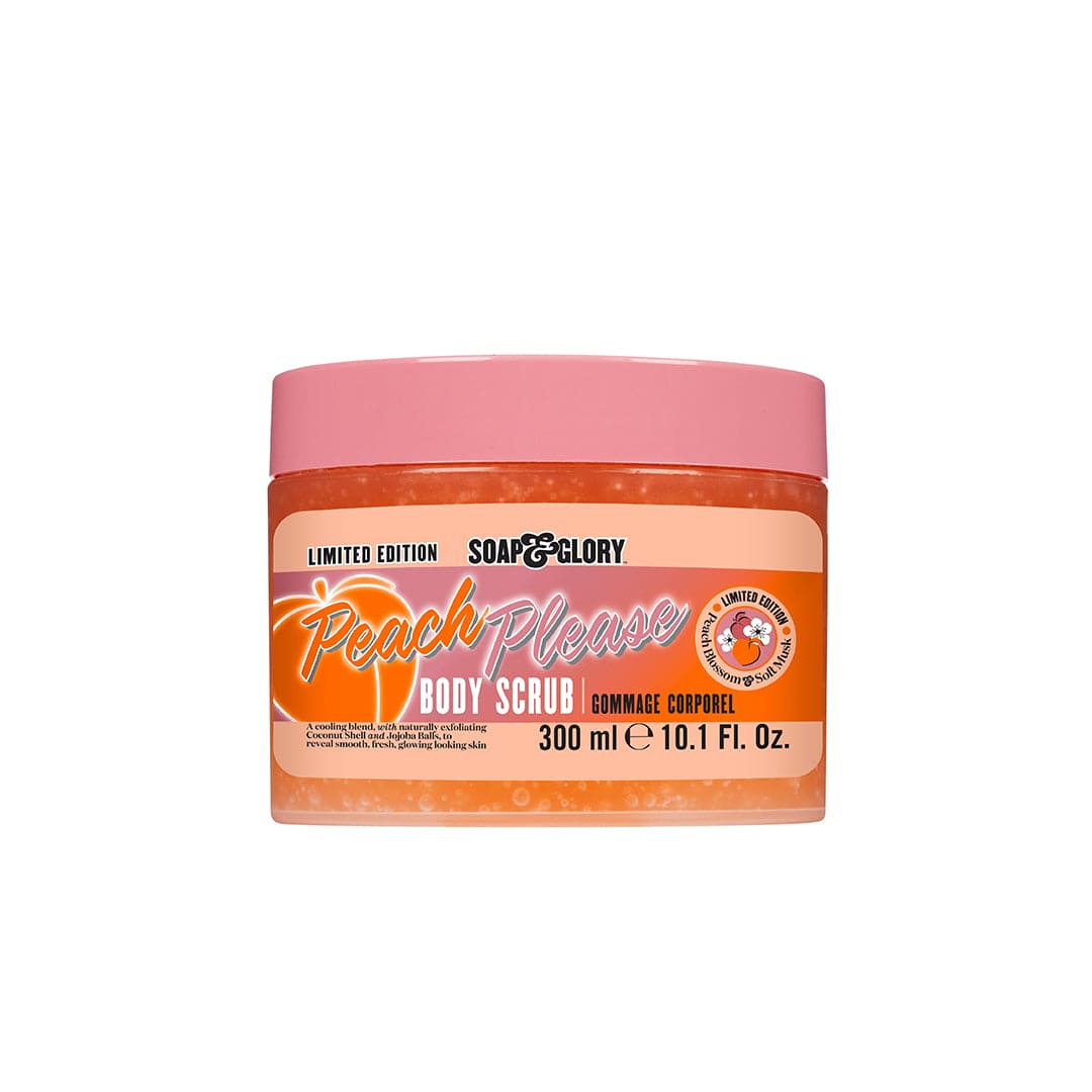 Soap & Glory Peach Please Exfoliating Body Scrub - 300ml Body Scrub - XOXO cosmetics