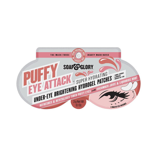 Soap & Glory Puffy Eye Attack Brightening Under-Eye Mask Eye Mask - XOXO cosmetics