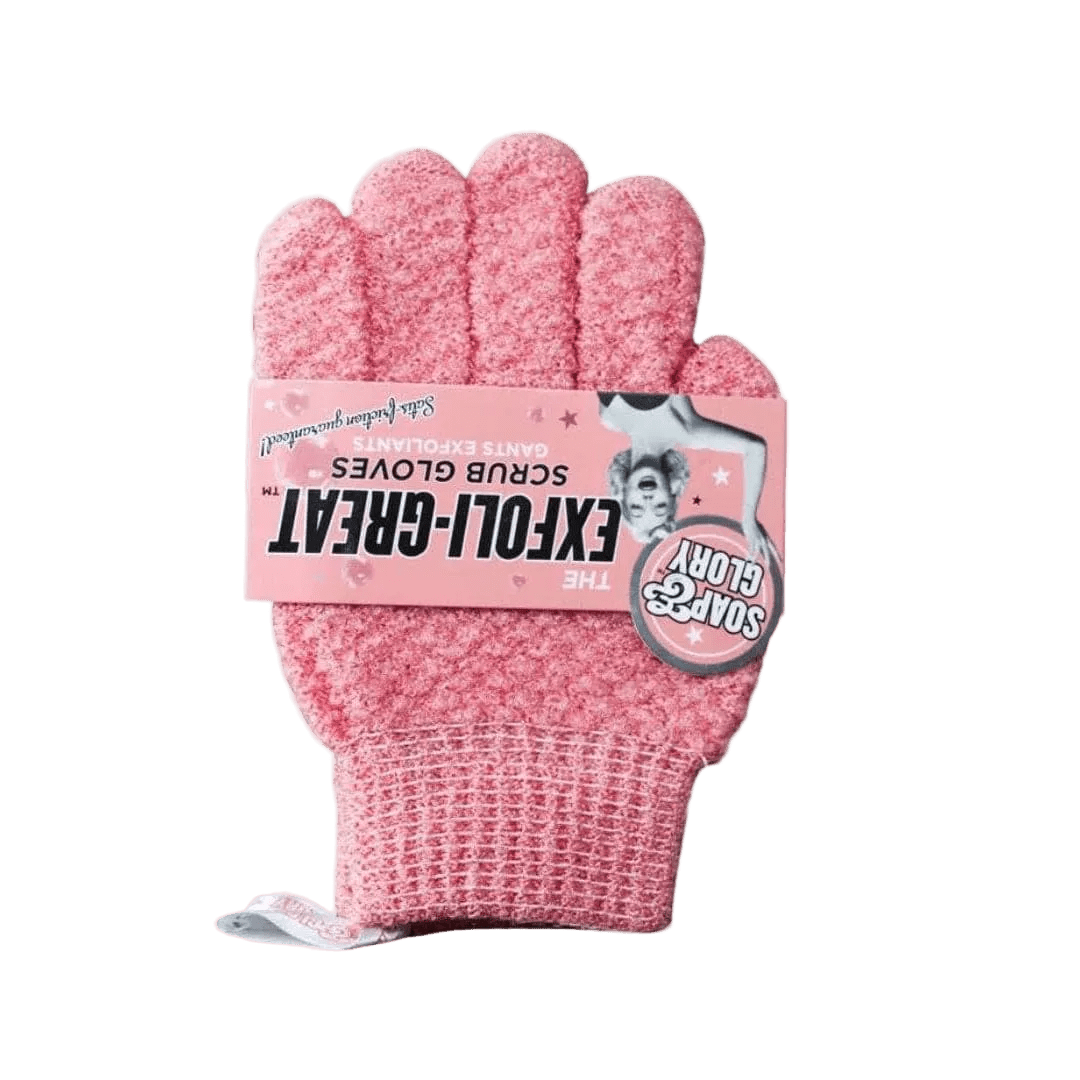 Soap & Glory The Exfoli-Great Scrub Exfoliating Gloves Body Tools - XOXO cosmetics