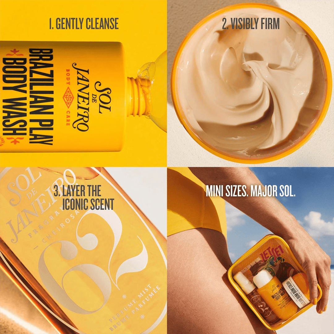 Sol de Janeiro Bum Bum Jet Set Body Set - XOXO cosmetics