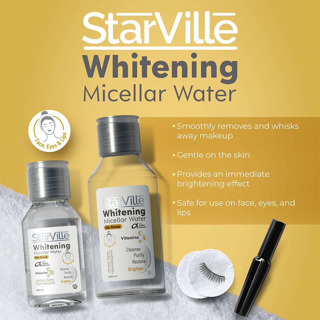 Starville Whitening Micellar water Makeup Remover - XOXO cosmetics