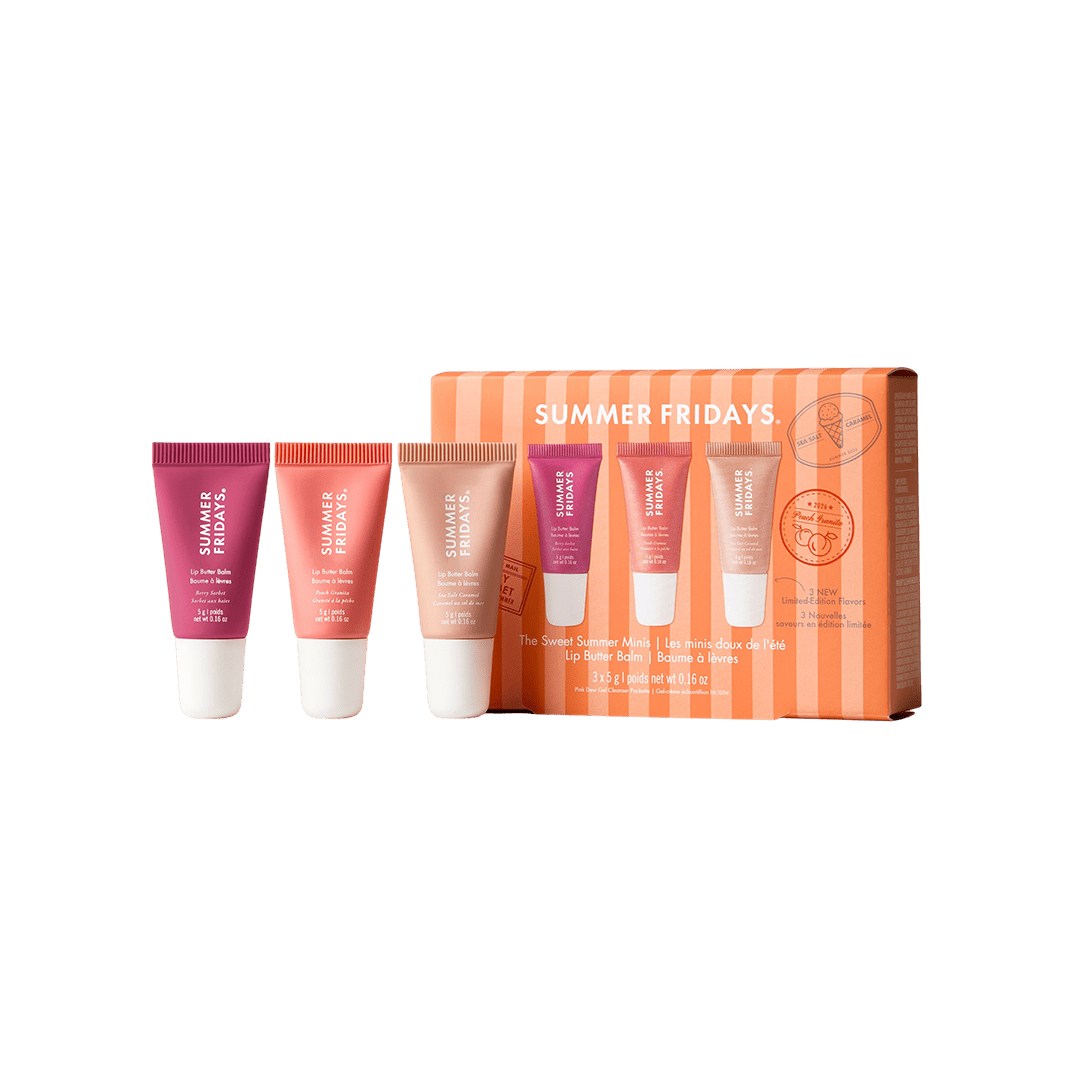 Summer Fridays The Sweet Summer Minis Lip Butter Balm Trio Set Lip Set - XOXO cosmetics