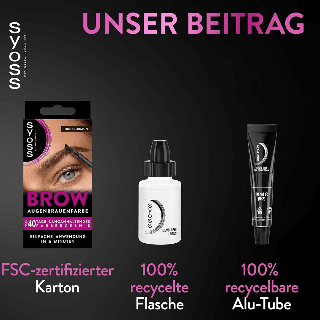 Syoss Eyebrow Tint - Dark Brown Eyebrow - XOXO cosmetics