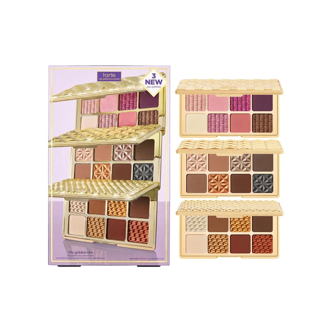 Tarte The Golden Era Amazonian Clay Collector's Eyeshadow Set Eyeshadow - XOXO cosmetics