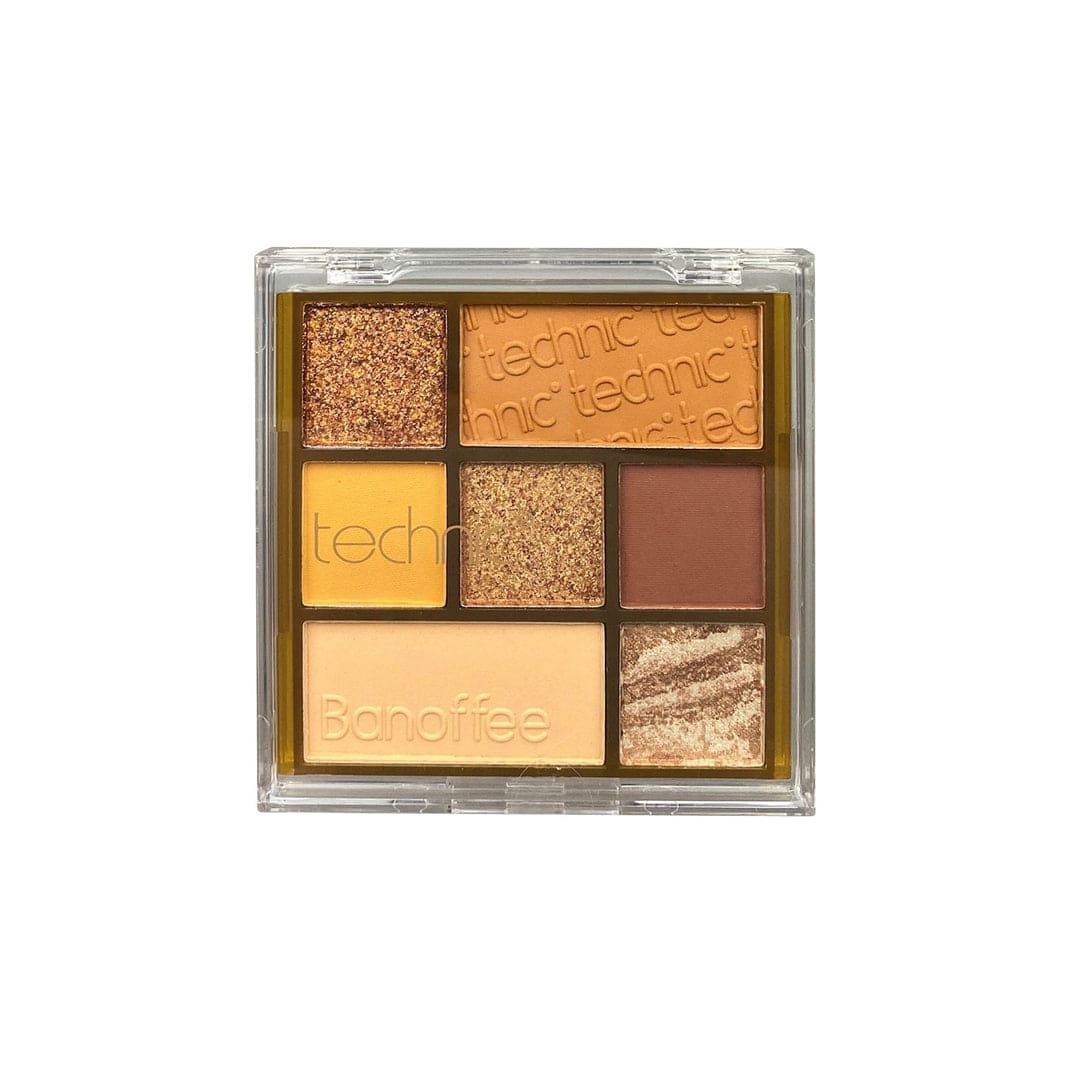 Technic Banoffee Pressed Pigment Eyeshadow Palette Eyeshadow - XOXO cosmetics