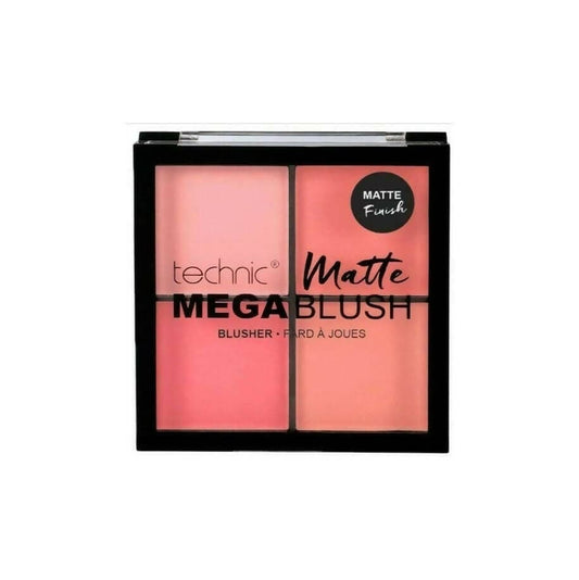 Technic Matte Finish Mega Blush Palette Blusher - XOXO cosmetics