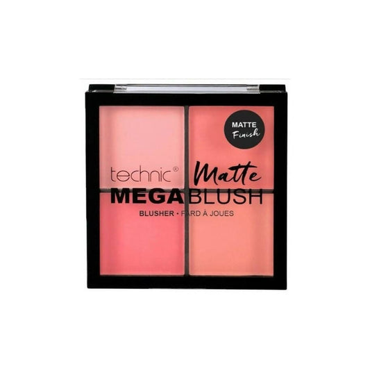 Technic Matte finish Mega Blush Palette Blusher - XOXO cosmetics