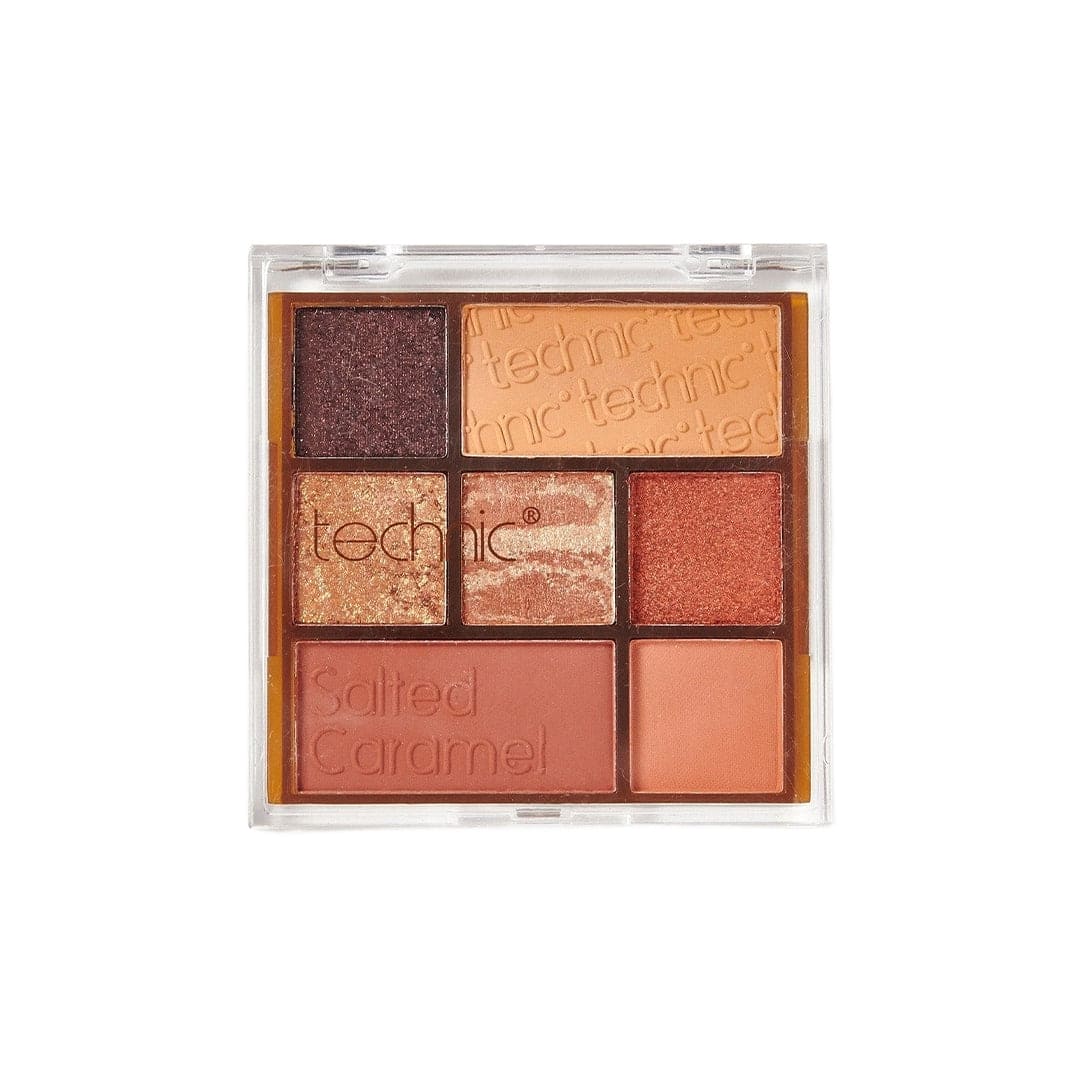 Technic Salted Caramel Pressed Pigment Eyeshadow Palette Eyeshadow - XOXO cosmetics