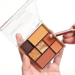 Technic Salted Caramel Pressed Pigment Eyeshadow Palette Eyeshadow - XOXO cosmetics