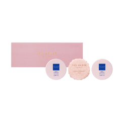 Ted Baker Soap, Scrub and Souffle Set - Violet & Bergamot Gift Set - XOXO cosmetics