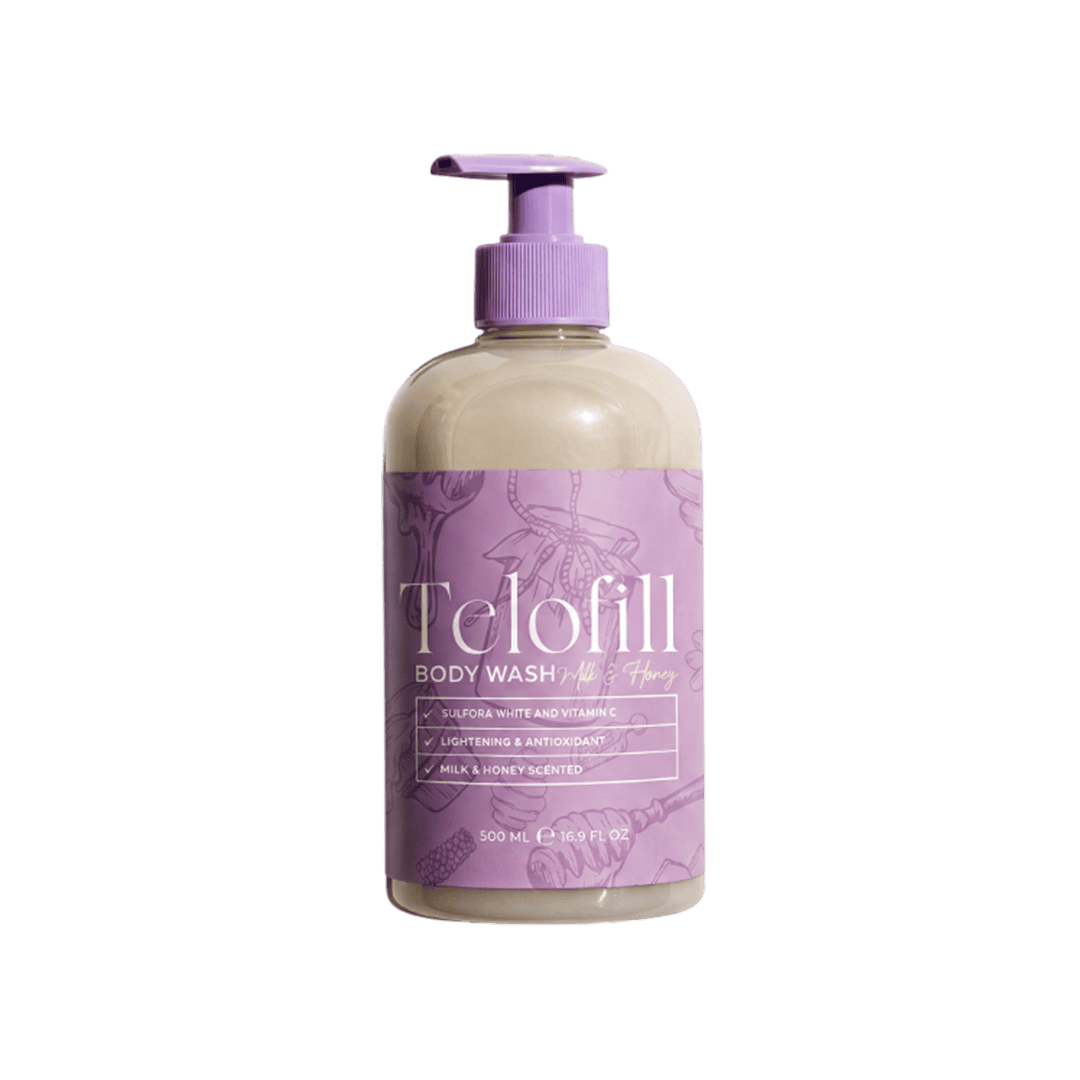 Telofill Milk & Honey Body Wash - 500ml Shower Gel - XOXO cosmetics