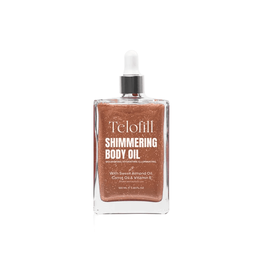 Telofill Shimmering Body Oil - 100ml Body Oil - XOXO cosmetics