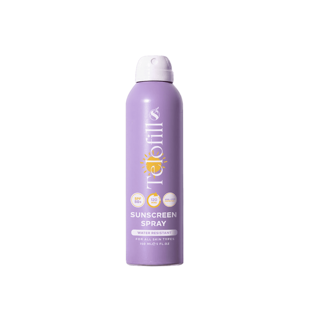 Telofill Sun-screen Spray Spf+50 - 150ml Sunblock - XOXO cosmetics