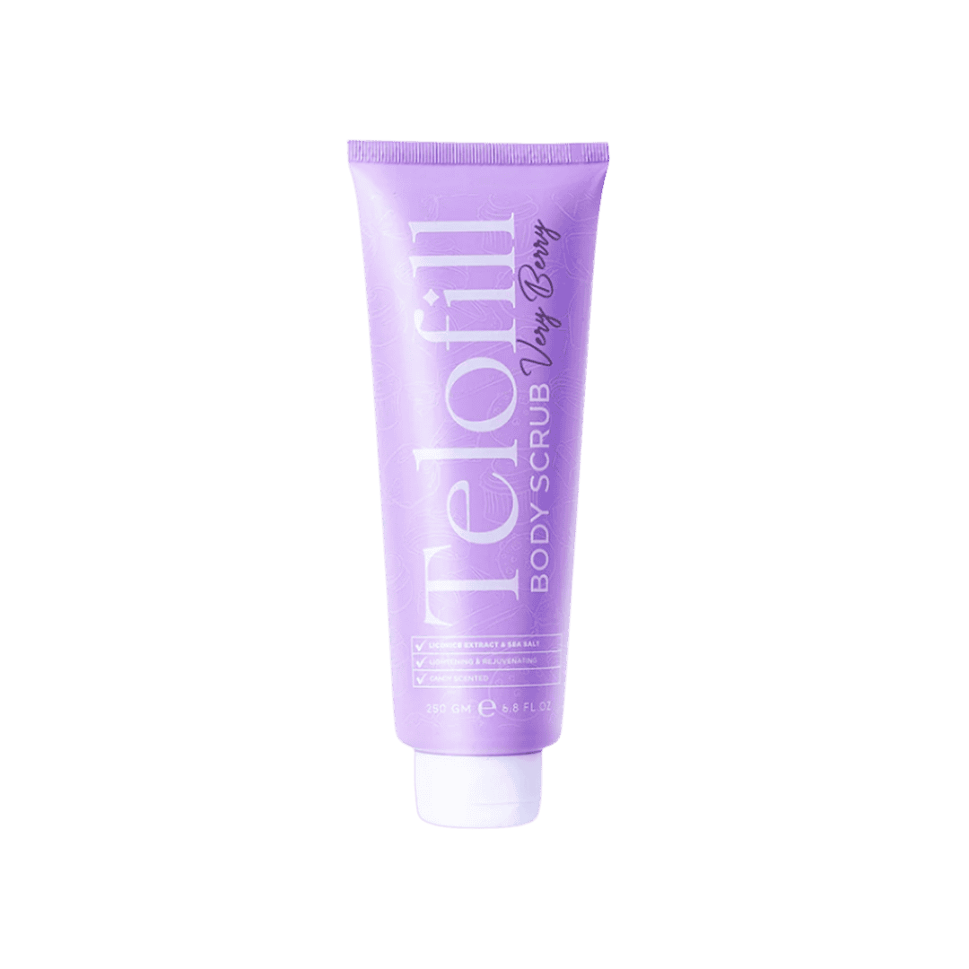Telofill Very Berry Body Scrub - 250gm Body Scrub - XOXO cosmetics
