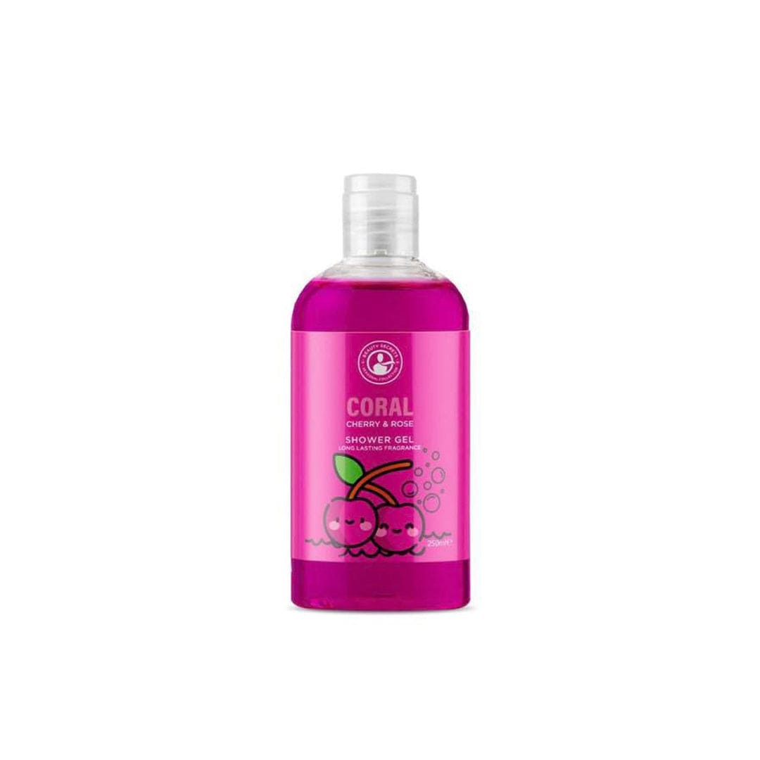 The Beauty Secrets CORAL - Cherry & Rose Shower Gel Shower Gel - XOXO cosmetics