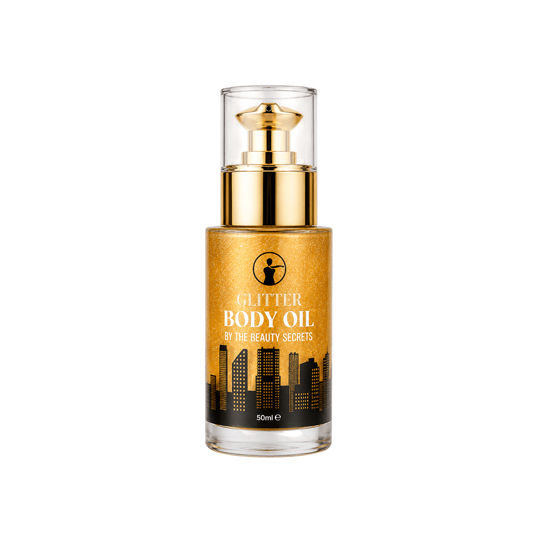 The Beauty Secrets Gold Glitter Body Oil - 50ml Body Oil - XOXO cosmetics