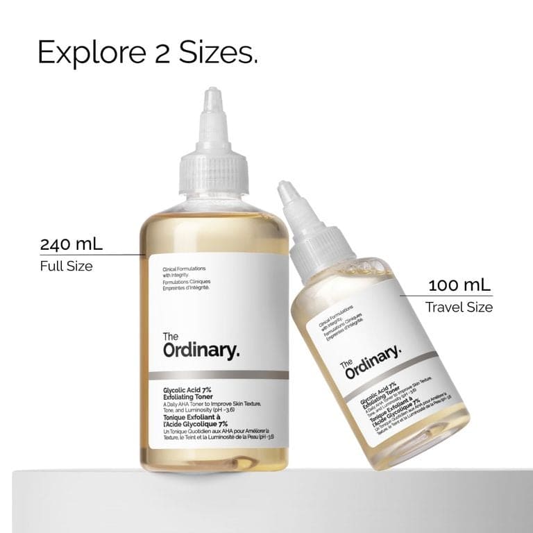 The Ordinary Glycolic Acid 7% Exfoliating Toner Toner - XOXO cosmetics