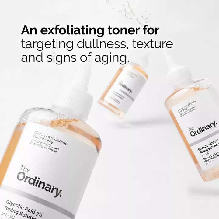 The Ordinary Glycolic Acid 7% Exfoliating Toner Toner - XOXO cosmetics