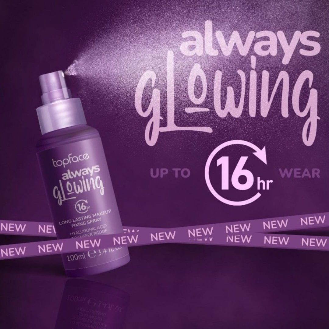 Topface Always Glowing 16hr Long Fixing Spray Setting & Fixing Spray - XOXO cosmetics