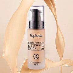 Topface Skin Editor Matte Long Lasting 12h Foundation Foundation - XOXO cosmetics