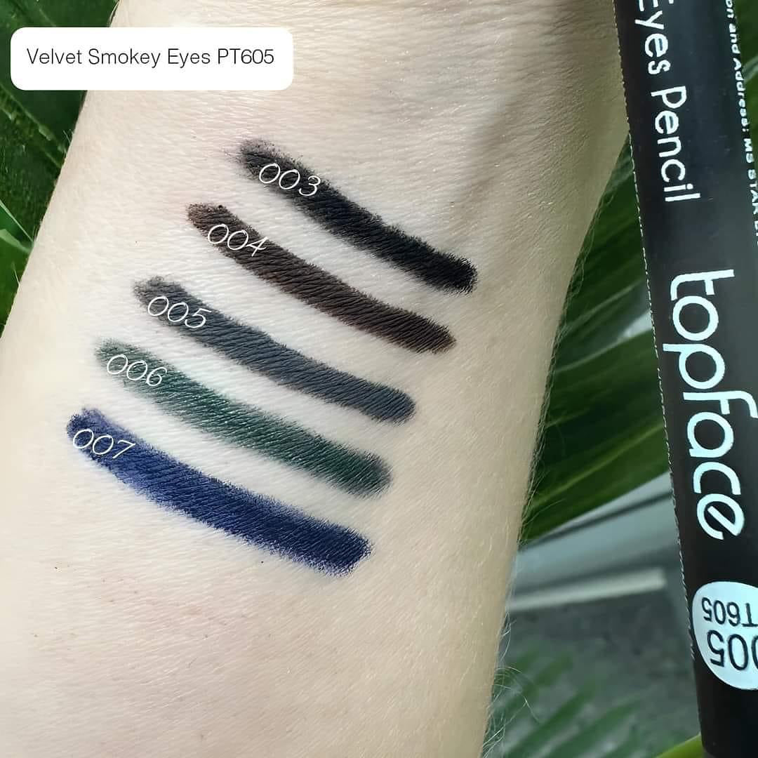 Topface Velvet Smokey Eyes Pencil Eyeliner - XOXO cosmetics