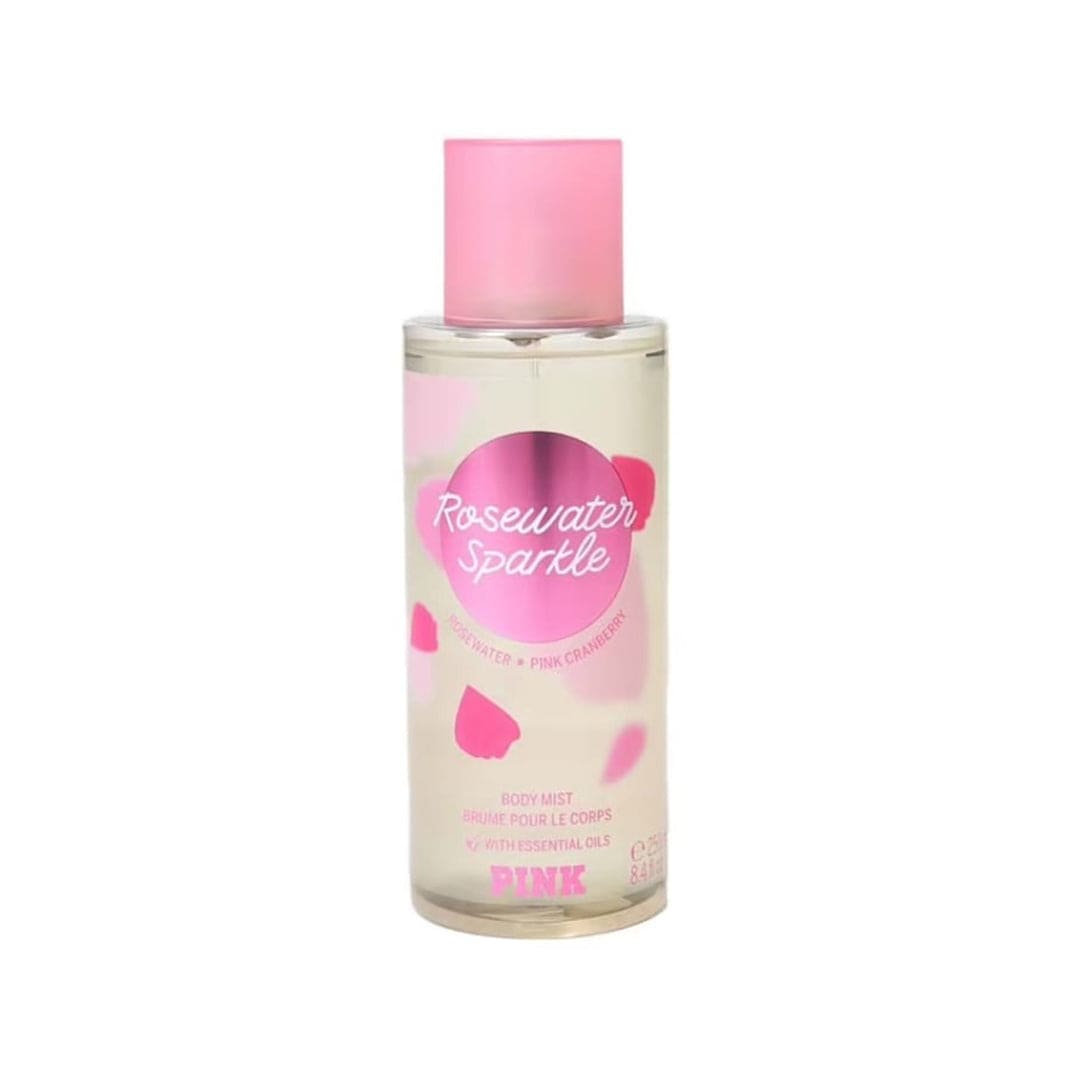 Victoria'S Secret Pink Rosewater Sparkle Body Mist Body Mist - XOXO cosmetics