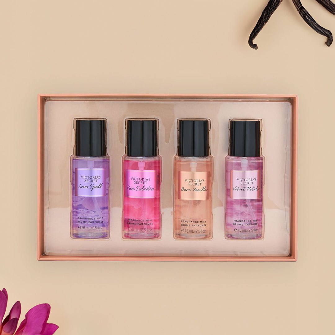 Victoria's Secret Assorted Fragrance Mini Mist Gift Set Gift Set - XOXO cosmetics
