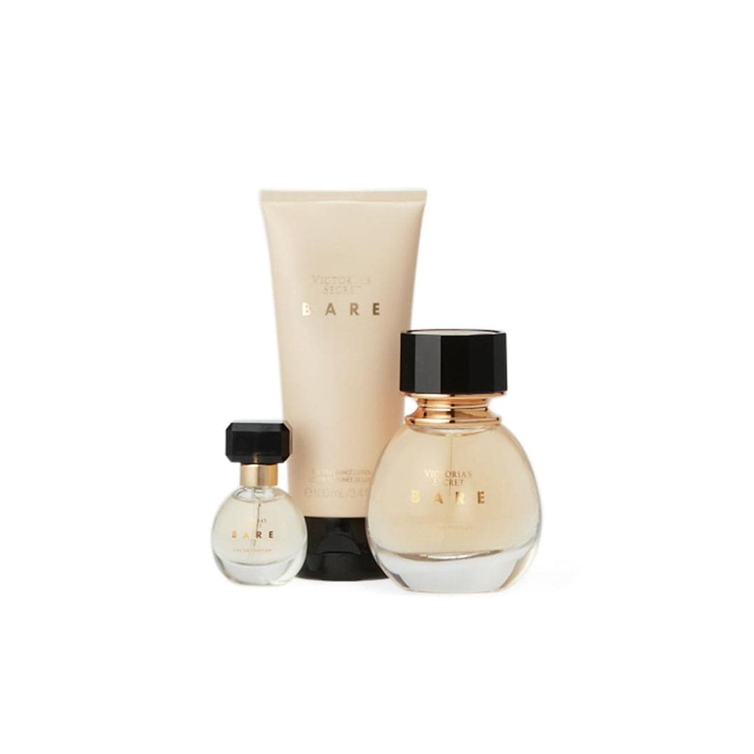 Victoria's Secret Bare Mini Fragrance Gift Box - 3Pcs Gift Set - XOXO cosmetics