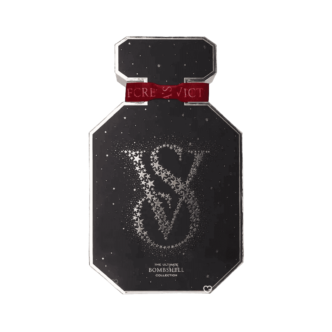Victoria's Secret Bombshell 12-Day Advent Calendar Gift Box Gift Set - XOXO cosmetics