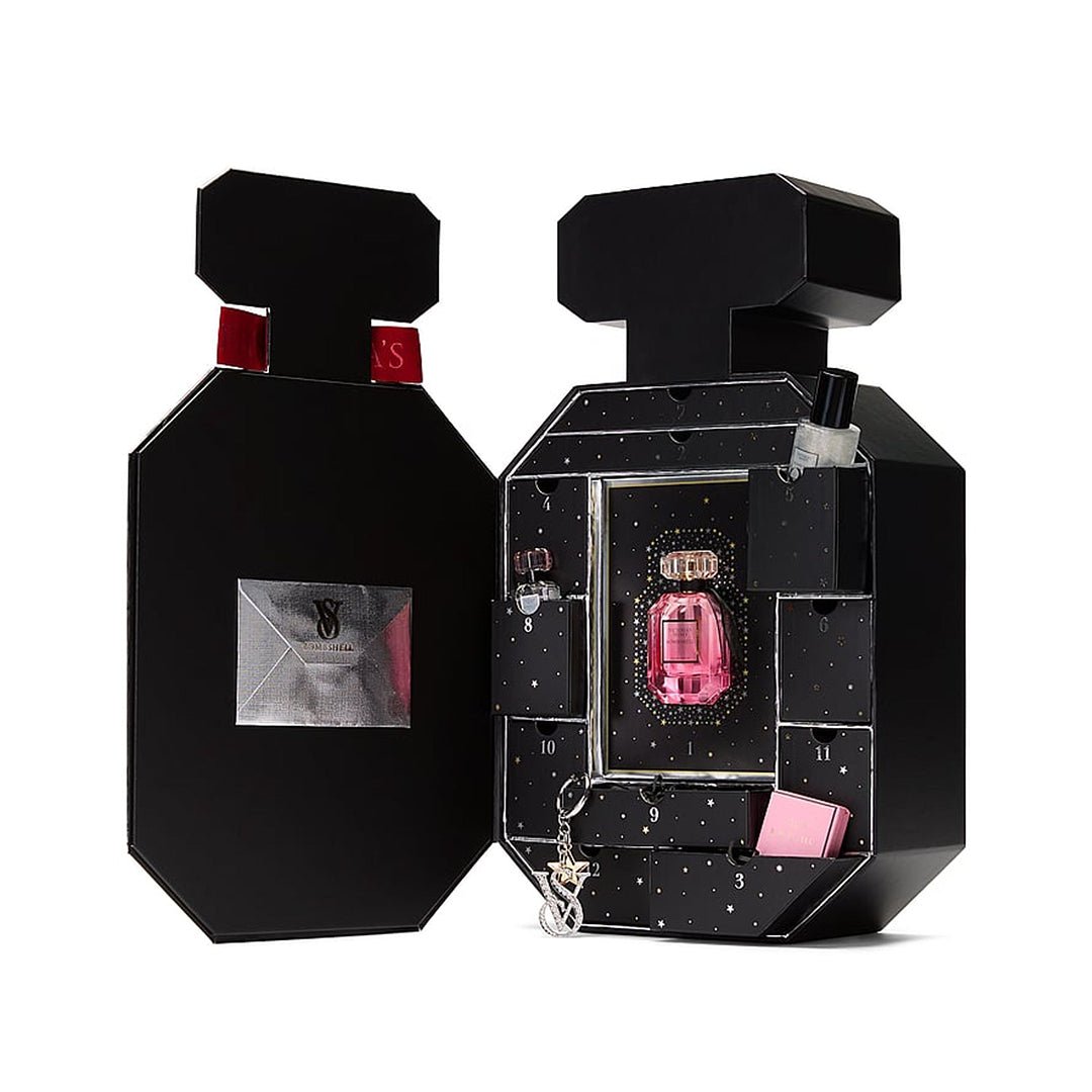 Victoria's Secret Bombshell 12-Day Advent Calendar Gift Box Gift Set - XOXO cosmetics