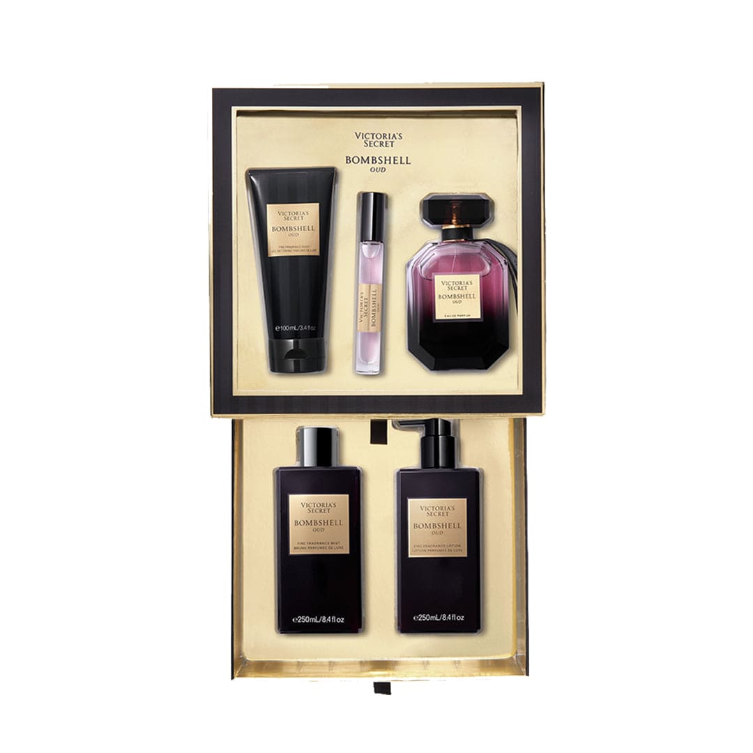 Victoria's Secret Bombshell Oud Gift set - 5Pcs Gift Set - XOXO cosmetics