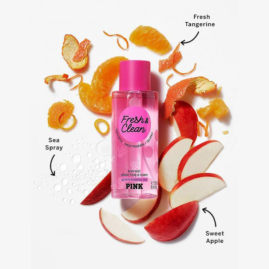 Victoria's Secret Fresh & Clean Fragrance Mist Body Mist - XOXO cosmetics