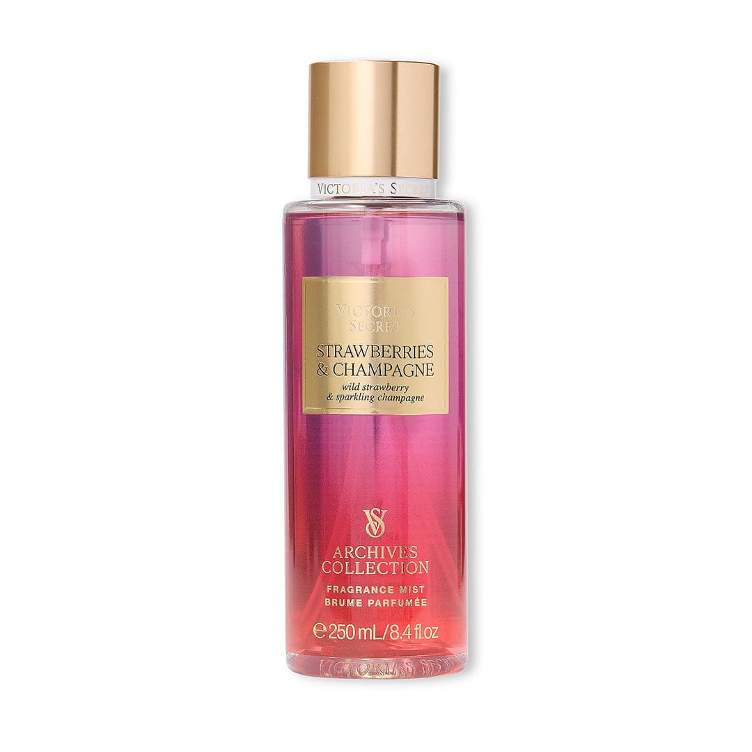 Victoria's Secret Strawberries & Champagne Fragrance Mist Body Mist - XOXO cosmetics