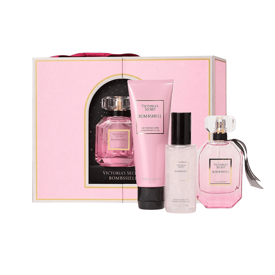 Victoria's Secret There's A Bombshell In All Of Us - Bombshell Gift Box - 3Pcs Gift Set - XOXO cosmetics