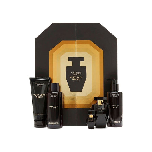 Victoria's Secret Very Sexy Night Fragrance 5 Piece Gift Set Body Lotion - XOXO cosmetics