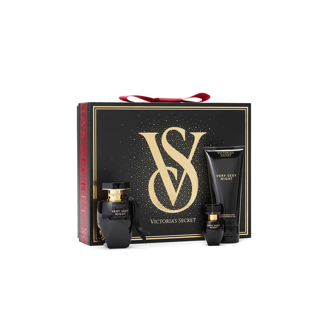 Victoria's Secret Very Sexy Night Fragrance Trio Gift Set Gift Set - XOXO cosmetics