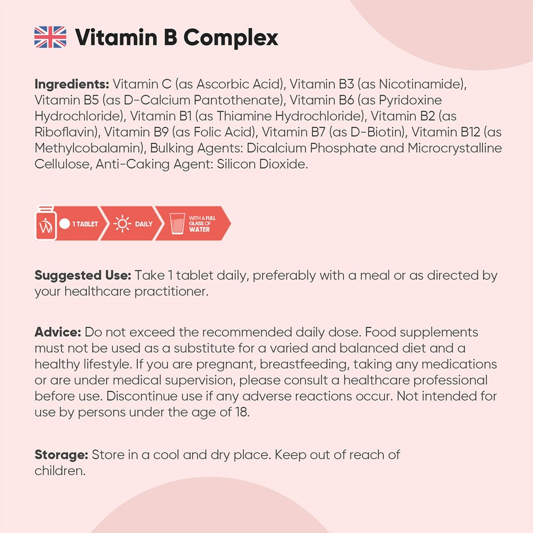 Weightworld Vitamin B Complex - 365 Tablets Supplement - XOXO cosmetics