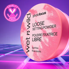 Wet n Wild Photofocus Loose Setting Powder - Soft Pink Powder - XOXO cosmetics