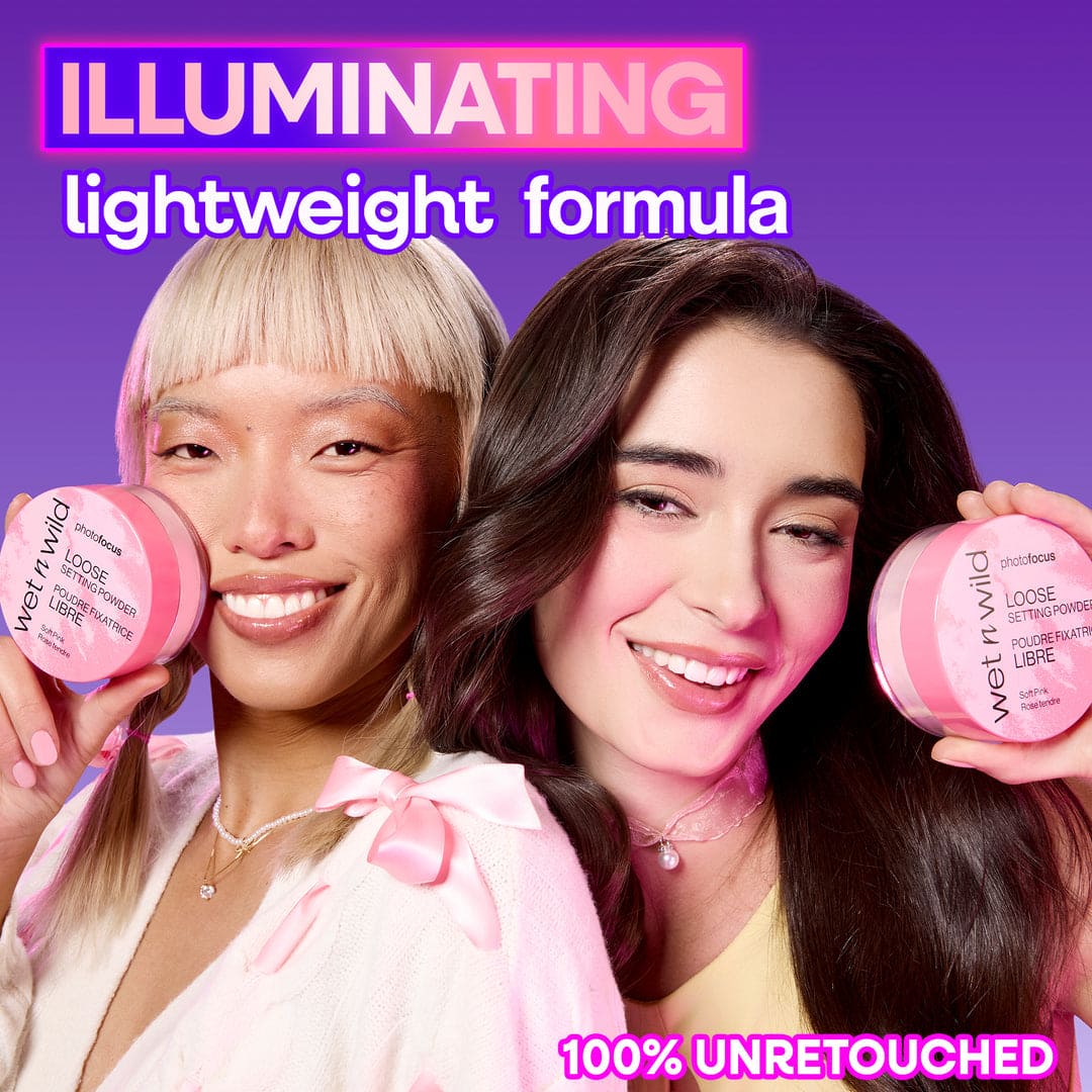 Wet n Wild Photofocus Loose Setting Powder - Soft Pink Powder - XOXO cosmetics