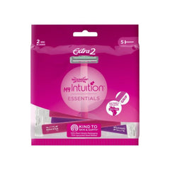 Wilkinson Sword My Intuituion Extra 2 Essential Womens Disposable Razors 5 Pack Shaving - XOXO cosmetics