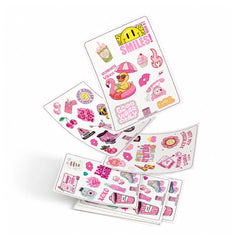 XOXO Pinky Stickers - Random choice Stickers Sheet - XOXO cosmetics