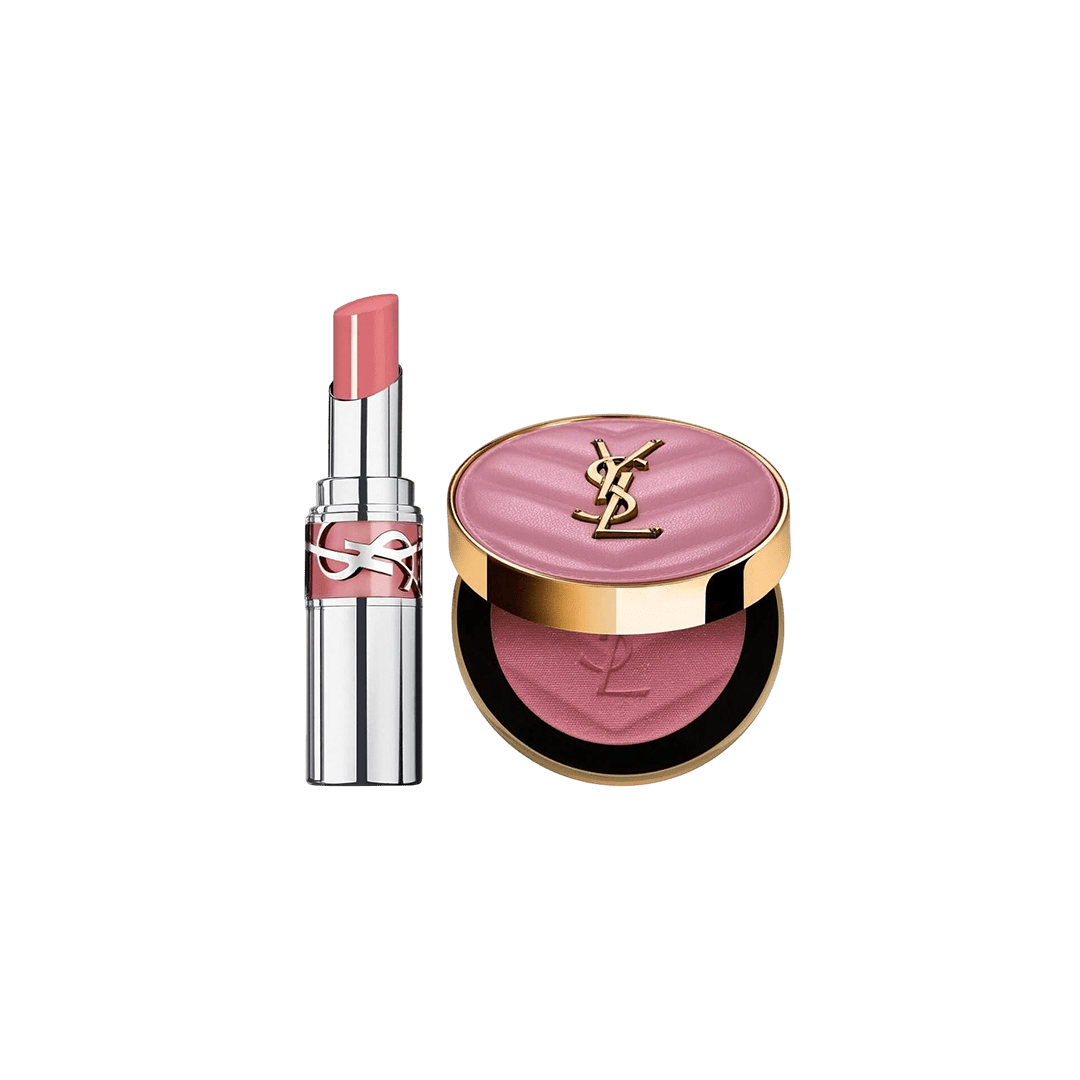 Yves Saint Laurent Loveshine + Make Me Blush Set Nude Makeup Set - XOXO cosmetics