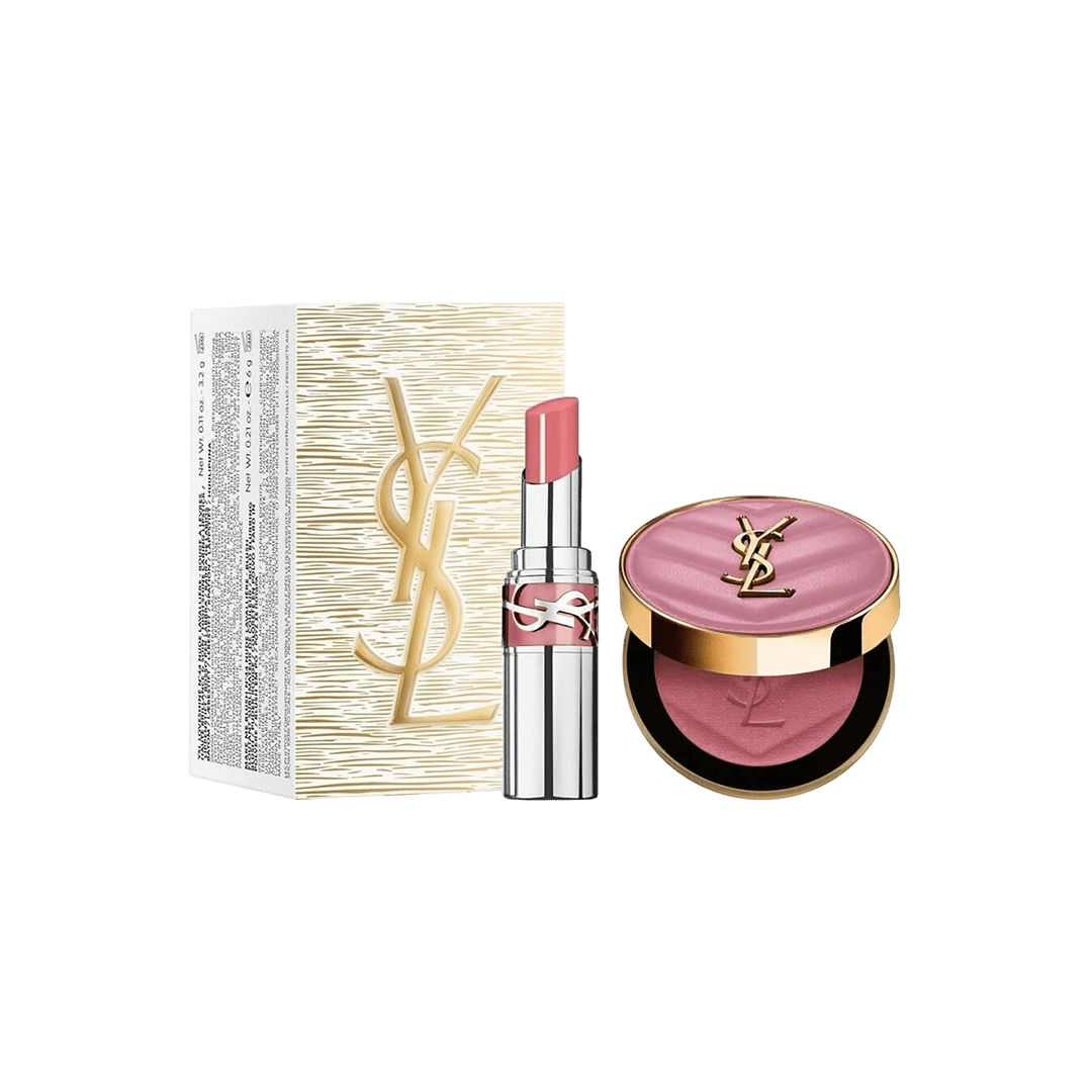 Yves Saint Laurent Loveshine + Make Me Blush Set Nude Makeup Set - XOXO cosmetics