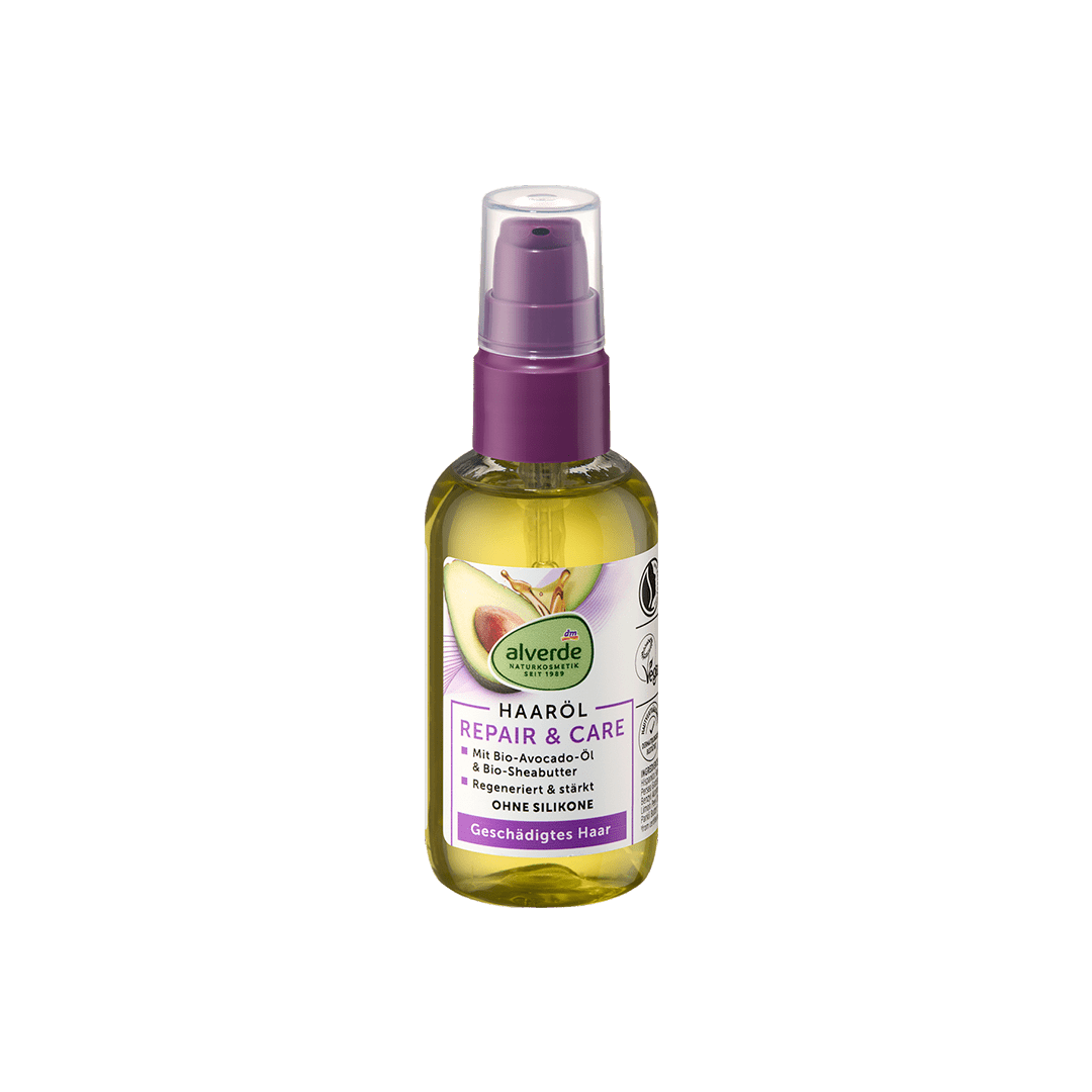 alverde NATURKOSMETIK Repair & Care Hair Oil - 75ml Hair Oil - XOXO cosmetics