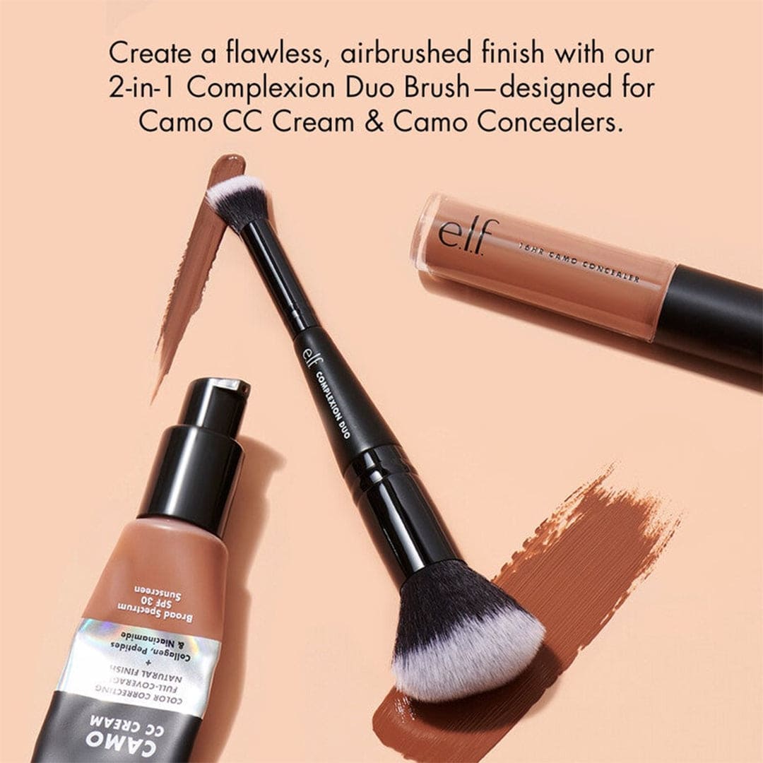 e.l.f Complexion Duo Brush Makeup Tools - XOXO cosmetics