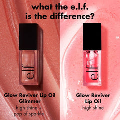 e.l.f. Glow Reviver Lip Oil Glimmer Lip Oil - XOXO cosmetics