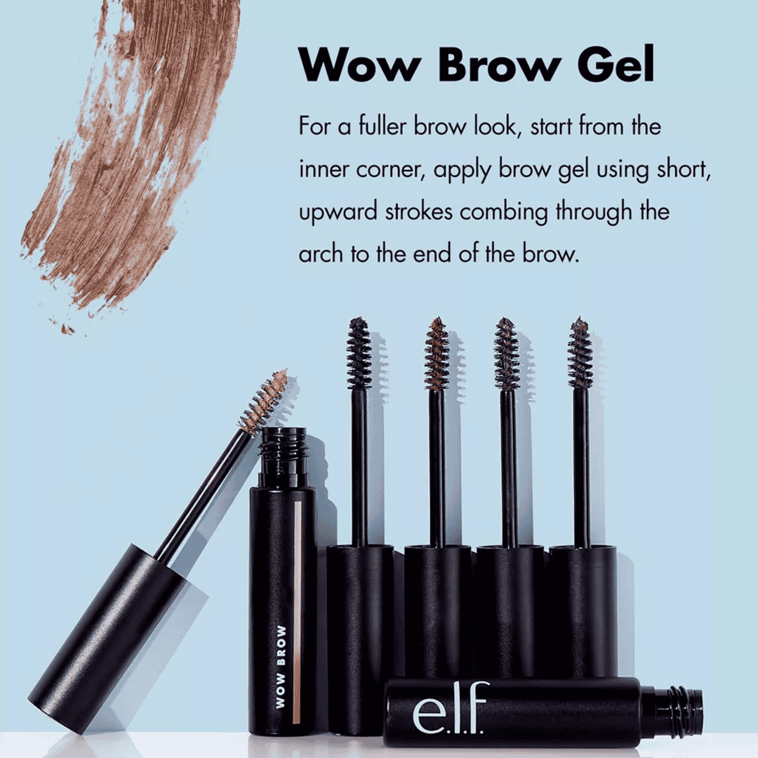 e.l.f. Wow Brow Tinted Gel Taupe Eyebrow - XOXO cosmetics