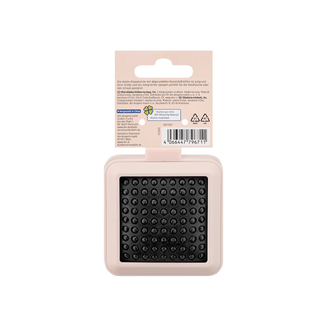 ebelin Mini Folding Brush With Mirror Random Color Hair Tools - XOXO cosmetics