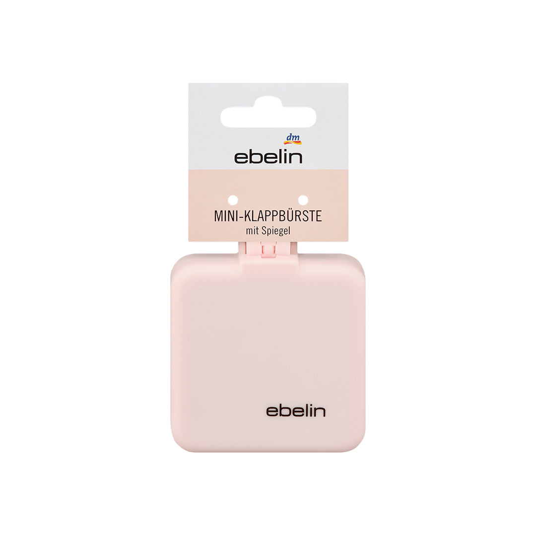 ebelin Mini Folding Brush With Mirror Random Color Hair Tools - XOXO cosmetics