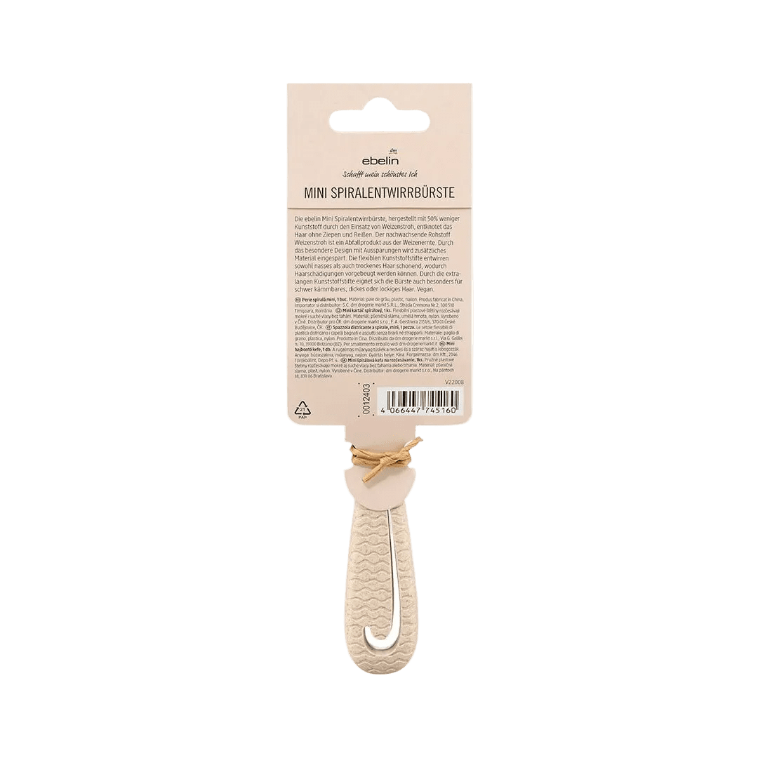 ebelin Mini Spiral Detangling Brush Random Color Hair Tools - XOXO cosmetics